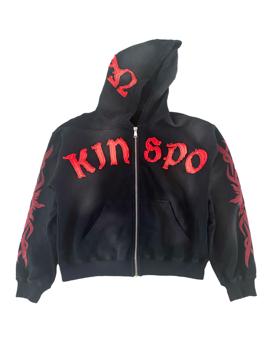 Kinspo "Crimson" Spire Collection Zip Up